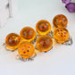 Anime Dragon Ball Series Keychain Charms Accessories 1-7 Star Dragon Balls Cosplay Keyring Car Keyring Pendant Holder Toys Gift