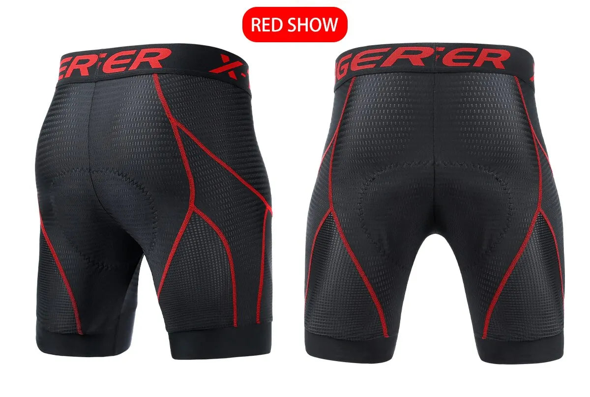 X-TIGER Cycling Shorts Breathable Mesh Cycling Underwear Gel Pad Shockproof MTB Bike Shorts Dropshipping Bicycle Underwear