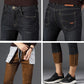 Men's Fleece Winter Jeans