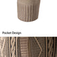 2023 autumn and winter new cashmere padded warm casual men's knitted sweater coat