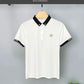 Brand high-end hot diamond embroidered POLO shirt short sleeve men's top summer youth Korean version trend casual Paul T-shirt