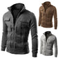 Hoodie Fleece Cardigan Hooded Coat Men's Hoodies Sweatshirts Pullover For Male Hoody Sweatshirt