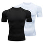 Men's Running Compression Tshirts Quick Dry Soccer Jersey Fitness Tight Sportswear Gym Sport Short Sleeve Shirt Breathable