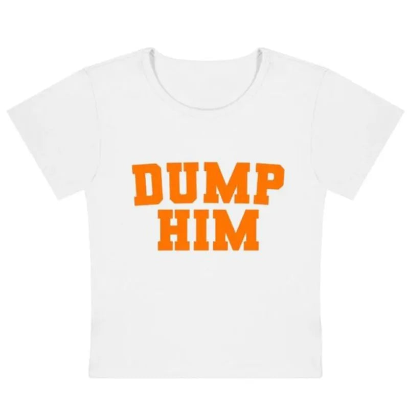 Fast Fashion "Dump Him" Crop Top