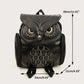 PU Embossed Owl Backpack, Fashionable And Cute Cartoon Animal Backpack, Travel Trendy Women's Bag