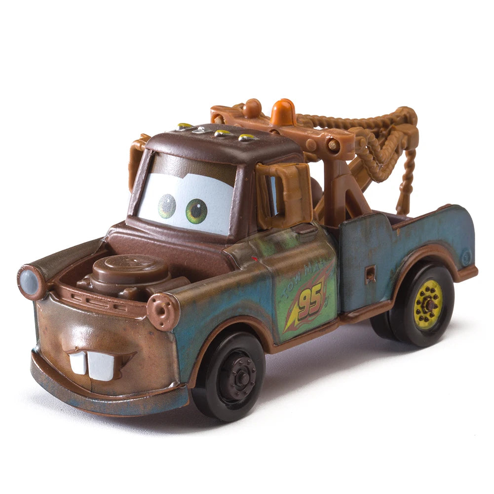 Cars Disney Pixar Cars Lightning McQueen 1:55 Alloy Metal Model Car Toy Mater Sheriff Metal Toys Vehicles Boy Children Gifts