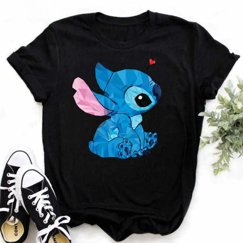 Stitch Graphic T-Shirts - Women's