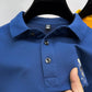 High end brand breathable cotton POLO shirt short sleeve men's 2024 summer exquisite letter embroidery fashion business T-shirt