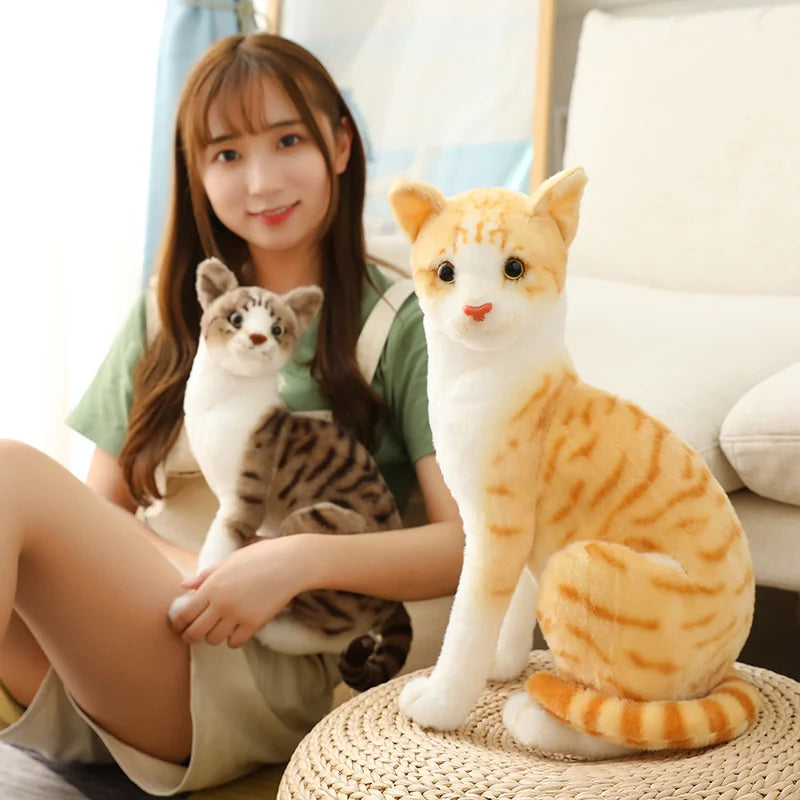 Cute Plush Cat Doll Soft Stuffed Animal Plush Kitten Toys for Children Cartoon Kids Girl Baby Birthday Gift