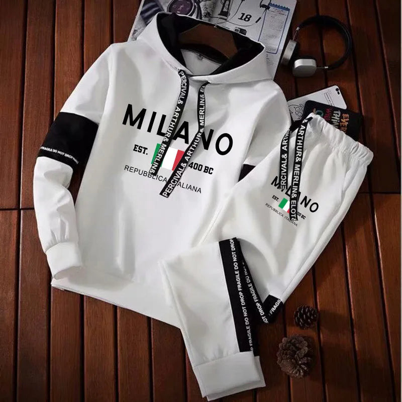 MILANO - All Black Graphic Set - Men's