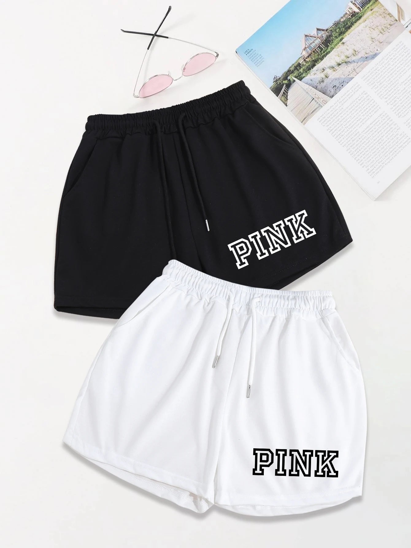 PINK Casual Summer Shorts