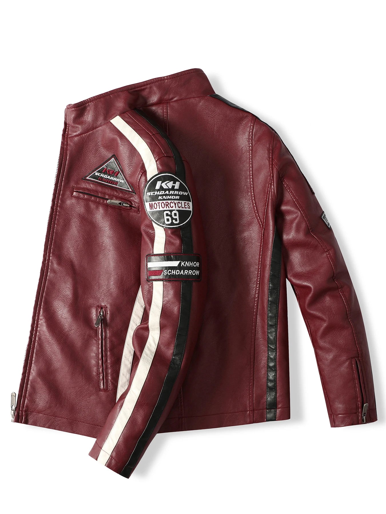 Marquis Autumn - Men's Leather Motorcycle Jacket