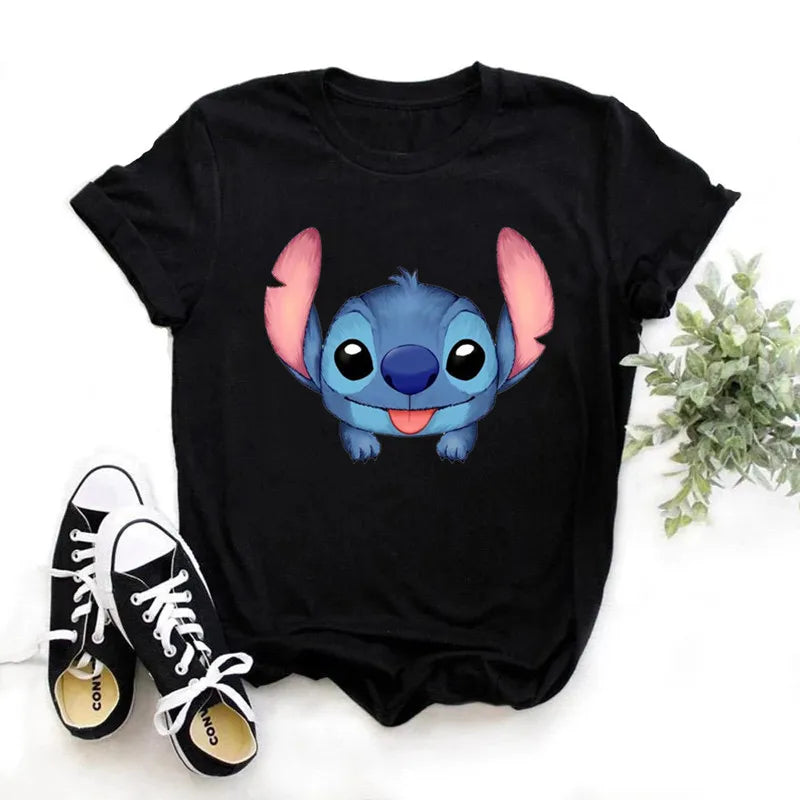 Stitch Graphic T-Shirts - Women's