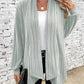 Autumn and Winter New Women's Long Sleeve Solid Loose Cardigan Coat Women