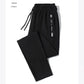 Ice Silk Men's Pants 2023 Summer New Black Gray Thin Business Casual Pants Outdoor Elastic Breathable Straight Leg Sweatpants