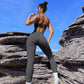 OQQ Hot Selling V Waist Fitness Pants Buttock Lifting Women Workout Leggings