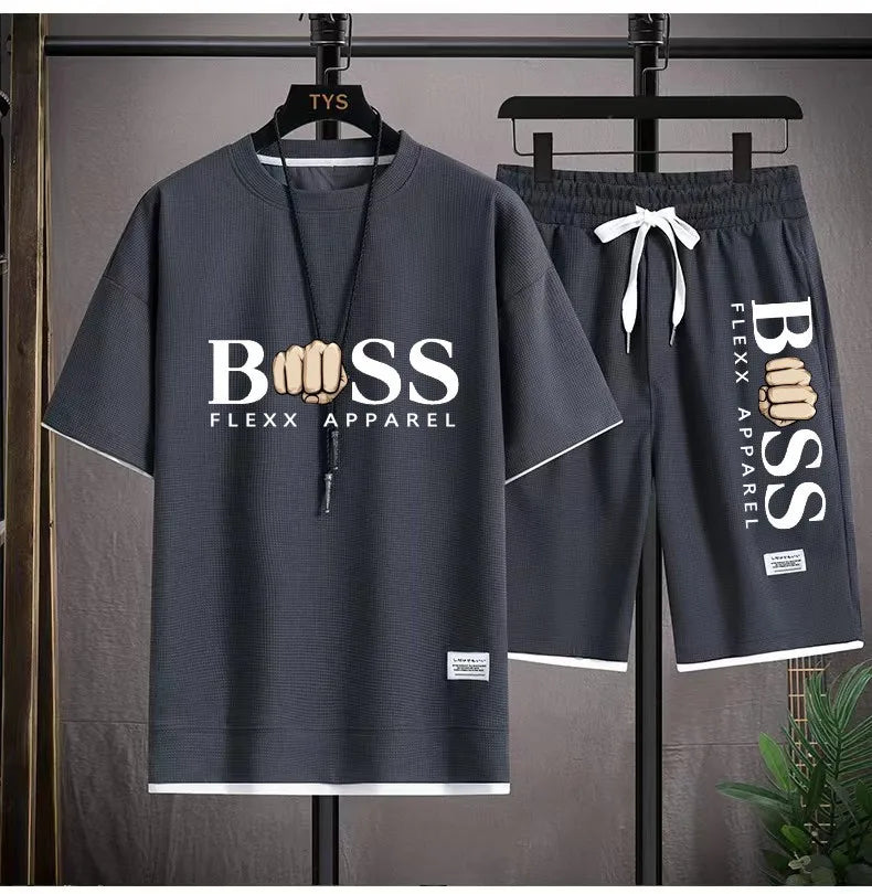 BOSS - 2pc Graphic T-Shirt & Shorts