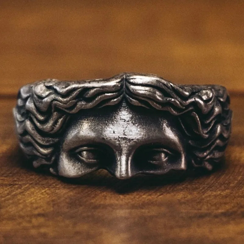 Brass Jesus Ring