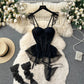 Y2K Erotic Lace Bunny Lingerie Set