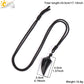 Men's Mali Necklace - Polished Stone Wolf-Shark Tooth