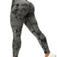 Y2K Women's Tie Die Push-Up Athletic Leggings