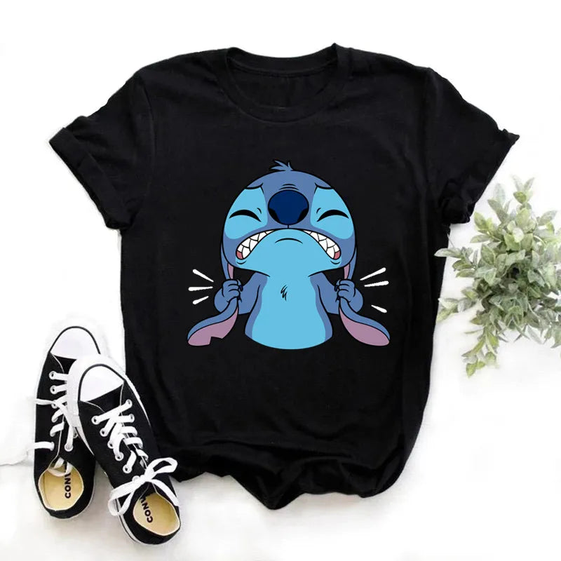 Stitch Graphic T-Shirts - Women's