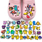 10/20/27Pcs Anime Pokemon Pikachu Shoe Charms Kawaii Charizard Squirtle Shoe Accessories Decration Crocs DIY Sandals Kids Gifts