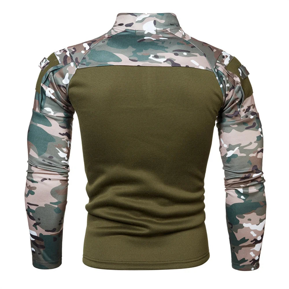 New Tactical Combat Shirt Men Military Uniform Camouflage hoodie Clothes Camo Jogging Sweatshirt long sleeve