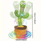 Talking Cactus Toy Dancing Cactus Baby Toy with Lighting Singing Mimicking Cactus Baby Toys Repeat What You Say Cactus Record