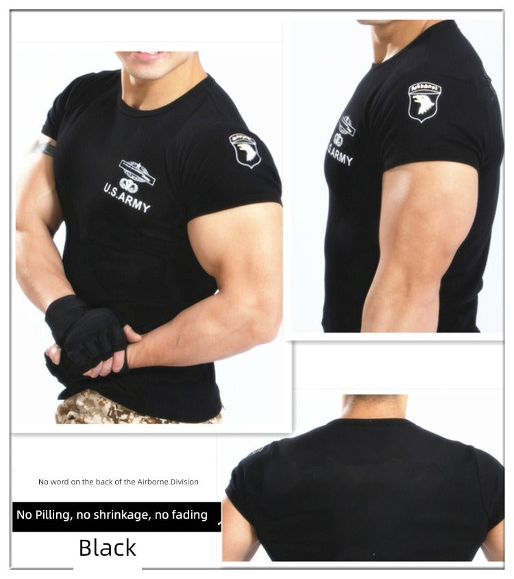 Short-Sleeve Tights Sports Elastic T-shirt Special Forces