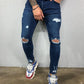 Fast Fashion - Ripped Skinny Denim Jeans - Men