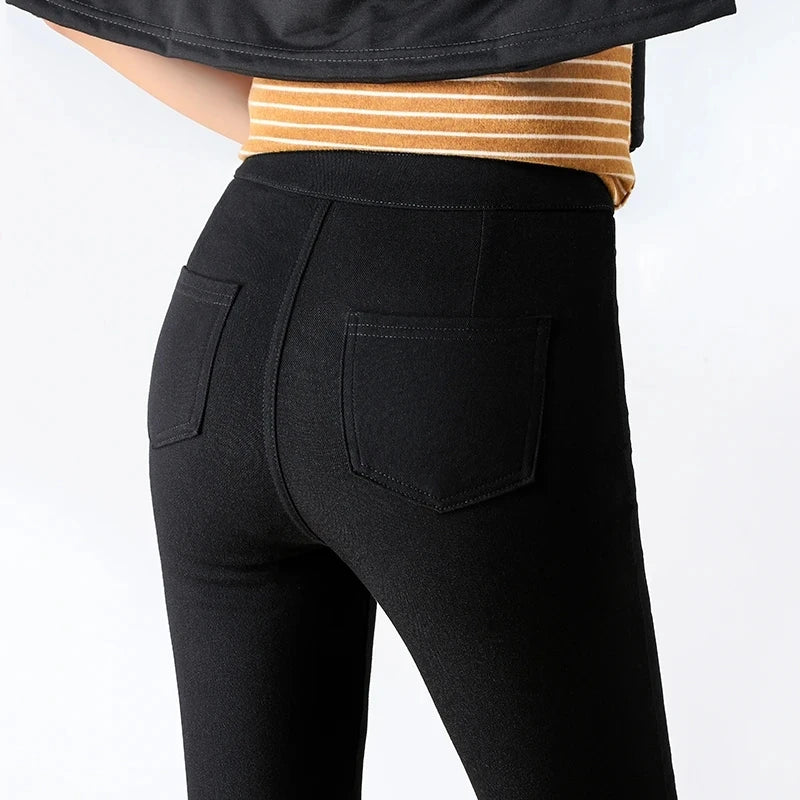 Women Summer Elastic Casual Stretch Skinny Leggings Slim Pencil Pants