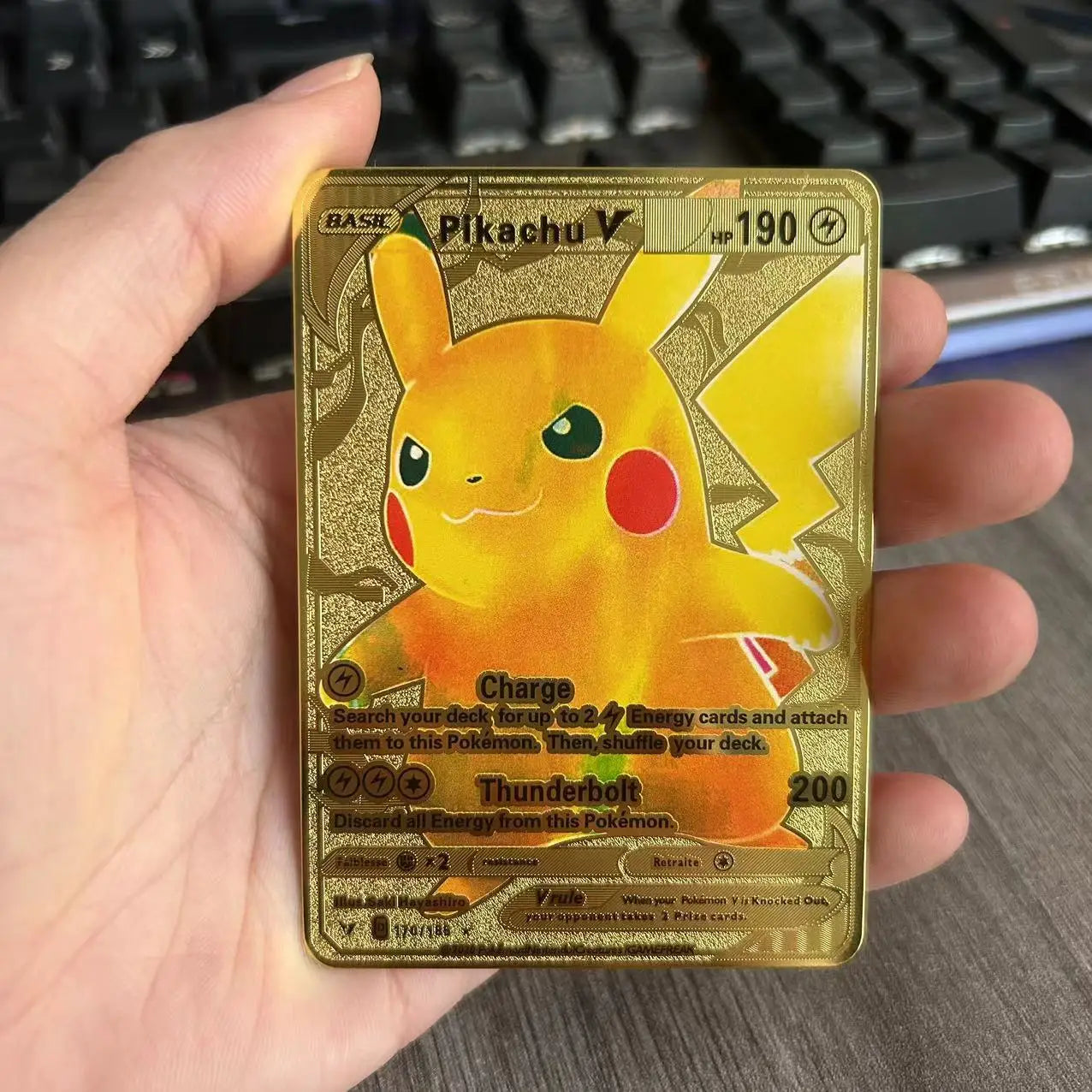 Metal Sheet Pokémon Card Collection