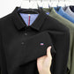 Men's Long Sleeve Casual Embroidered Polo