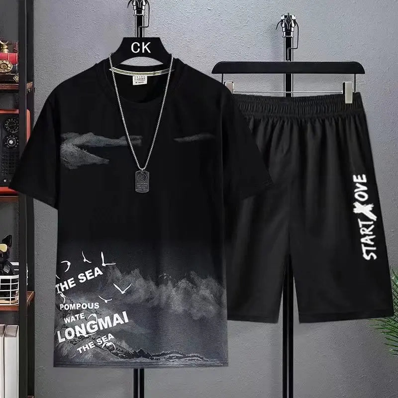 Marquis Casual - 2pc Shirt & Shorts Set