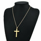 Men's Mali Necklace - Titanium Cross