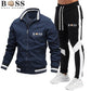 BOSS - White & Black Flex Athletic Set Men's