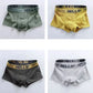 10Pcs/Men's Underwear Fashion Underwear High Stretch Boxer Shorts Breathable Soft Men's Shorts Comfortable Plus SizeL-4XL