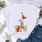 Fast Fashion Women's Short Sleeve Graphic T-Shirts V2