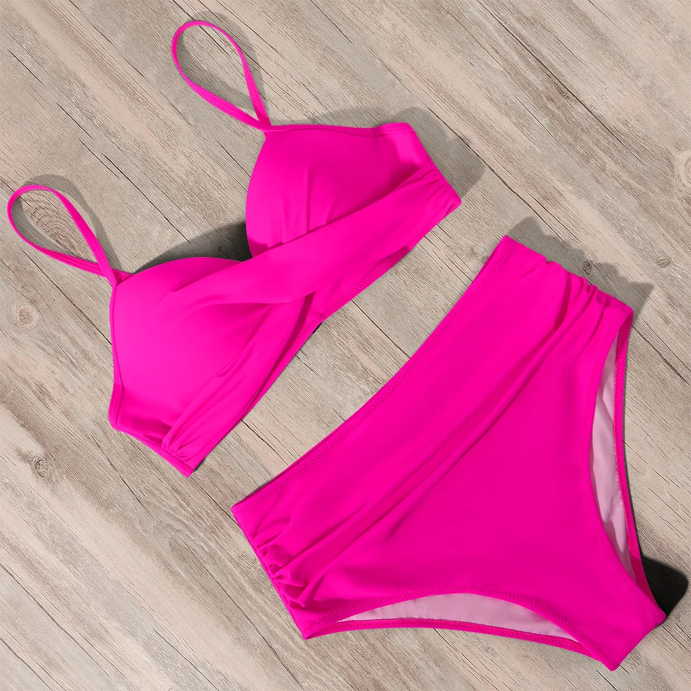 Everyday Vibrant High Waist Bikini Set