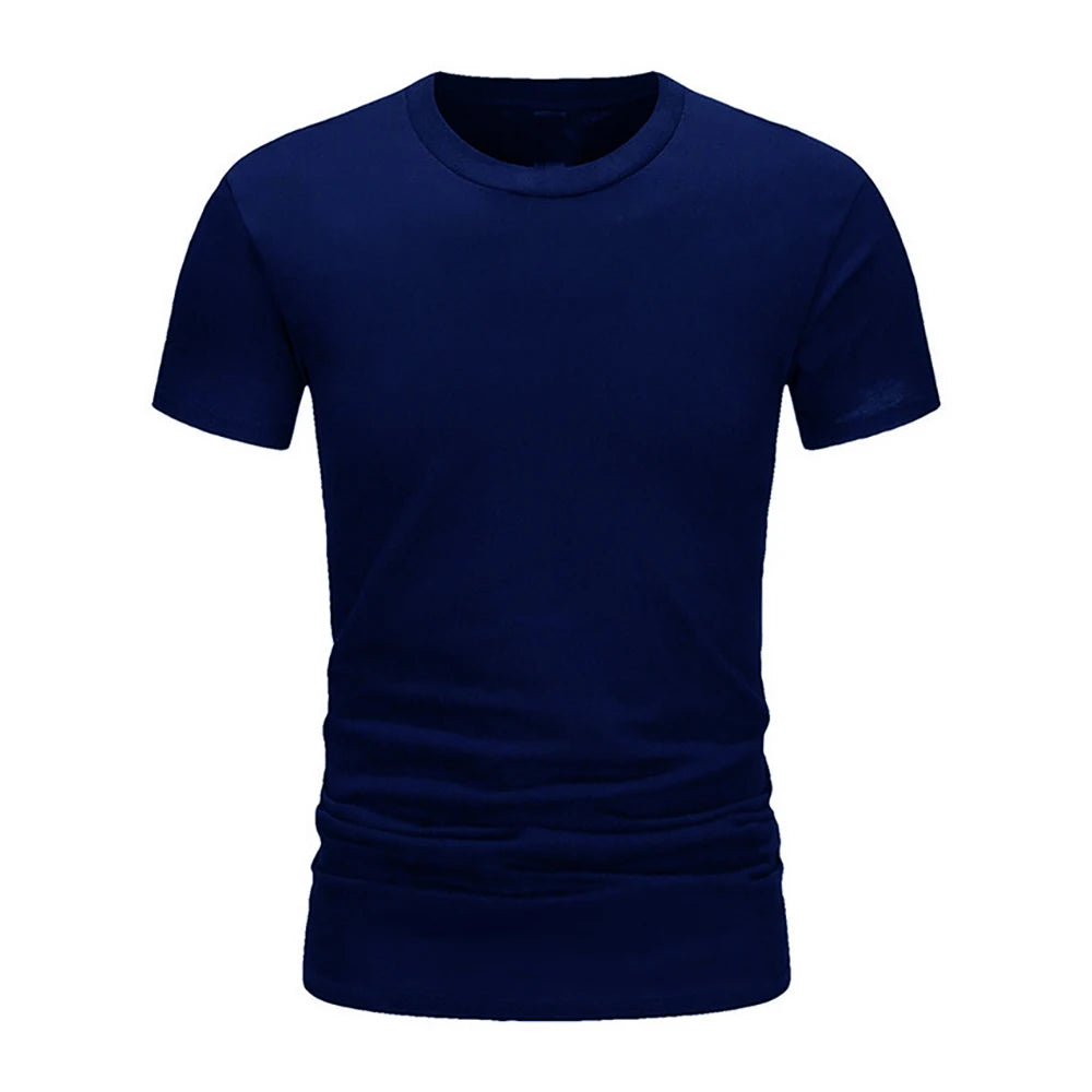 Men  Cotton T-Shirt Summer Men Tshirts Loose Oversize Tshirt Casual Breathable Short Sleeve Clothing