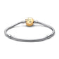 Mali Bracelet - Studded Barrel Clasp Charm Bracelet