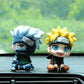 9cm Naruto Anime Figure Naruto Kakashi Action Figure Q Version Kawaii Sasuke Itachi Figurine Car Decoration Collection Model Toy