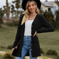 Solid Button Up Pocket Cardigan, Casual Long Sleeve Sweater For Spring & Fall, Women's Clothing