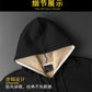 Winter Lambswool Zipper Hoodies Thicken Warm Jackets Long Sleeve Sweatshirts Casual Sports Fleece Black Coats Hooded Men Coat To