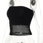 Y2K Sexy Sleeveless Mesh Crop Top