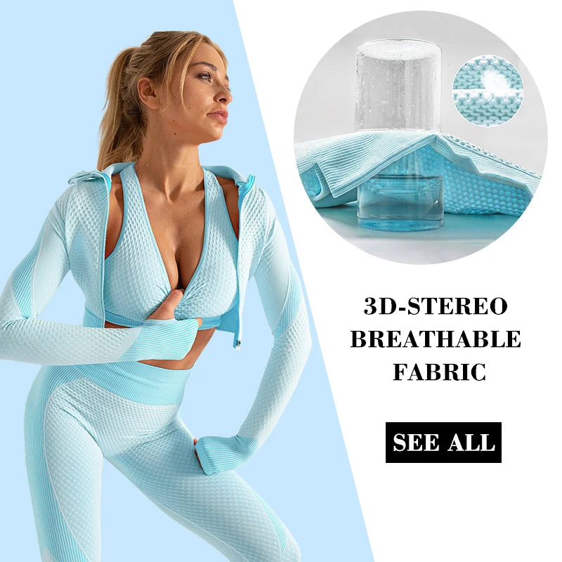 2/3PC Seamless Women Yoga Set