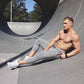 Men's Muscle Workout Tapered Ankle-Tied Training Pants